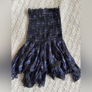 Free People FP One Scrunch Floral Dress (Small) Y2K Fairycore Coquette